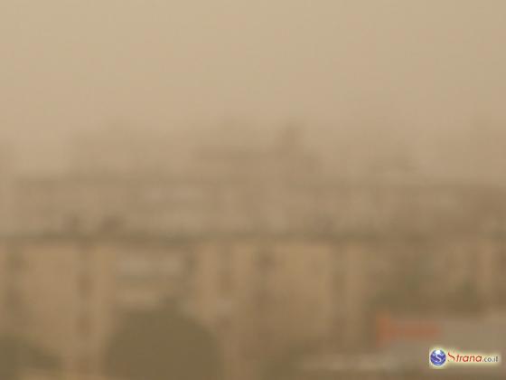 На Израиль обрушилась пыльная буря