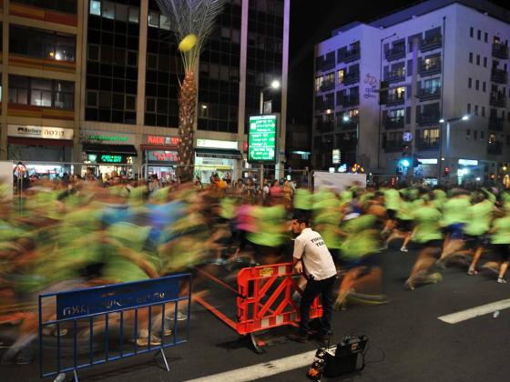 Центральные улицы Тель-Авива перекроют в связи с проведением ночного забега