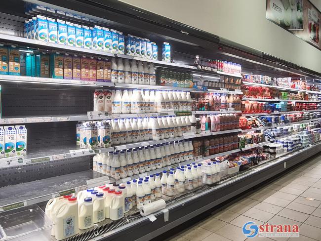 В Израиле вырастут цены на молоко и молочные продукты