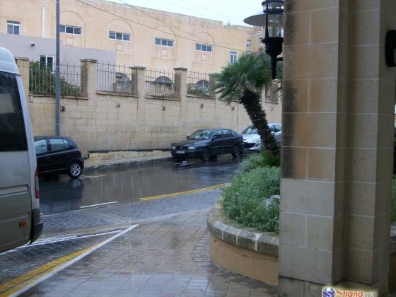 Дождливая осень вступает в свои права в Израиле