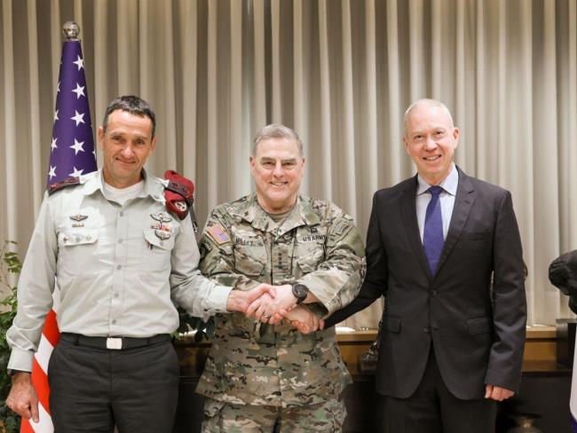 Американский генерал Марк Милли прибыл в Израиль, чтобы обсудить ирано-палестинские угрозы