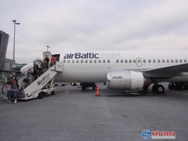 Самолет Air Baltic, вылетевший в Ригу, возвращается в Тель-Авив