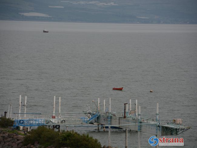 После дождей и снега на прошлой неделе уровень воды в Кинерете повысился на 21 см