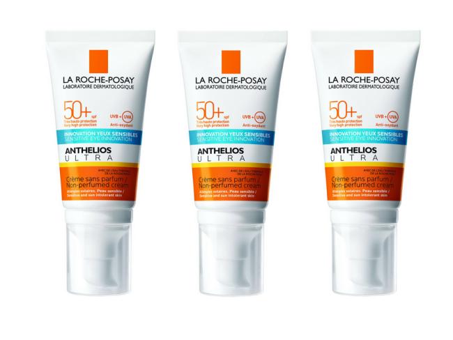 Солнцезащитный крем для чувствительной кожи лица ANTHELIOS ULTRA КРЕМ SPF 50+