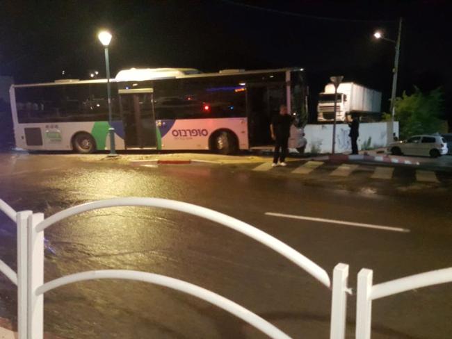 Нападение на водителя автобуса в Афуле совершили подростки