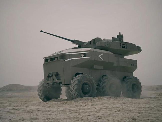 На выставке в Париже представлена новая израильская беспилотная боевая машина