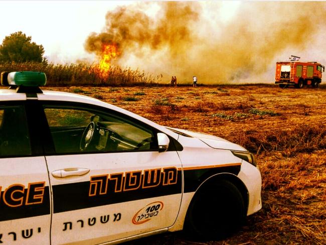 В субботу на территории Израиля возникло пять пожаров