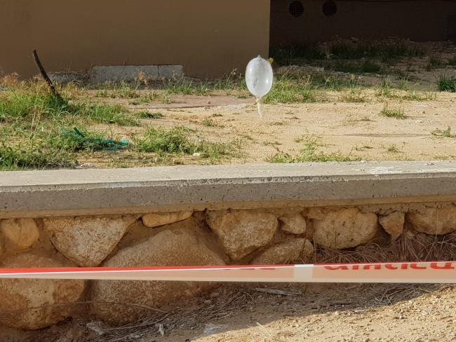 Во дворе дома в Сдероте упал «огненный шар», выпущенный из Газы
