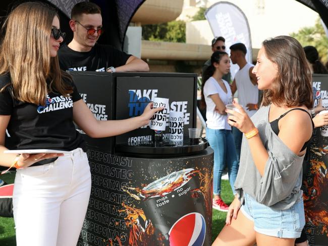 Международное тестирование вкуса Pepsi Max возвращается в Израиле