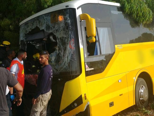 Около Хайфы попал в аварию автобус, перевозивший маленьких детей, есть пострадавшие