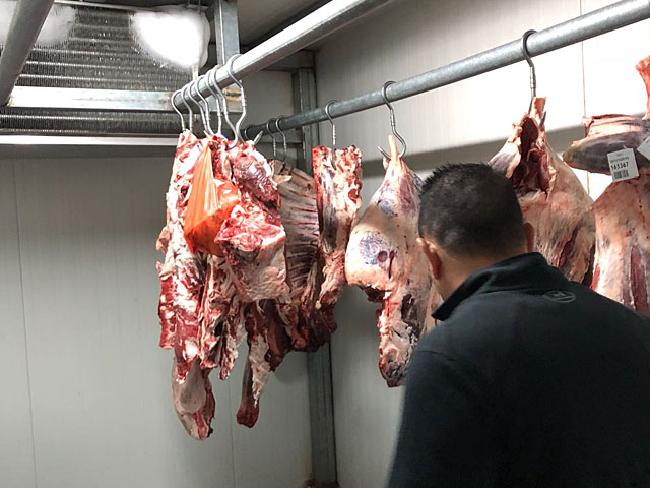 Полиция конфисковала полторы тонны нелегального мяса в деревне Гуш-Халав