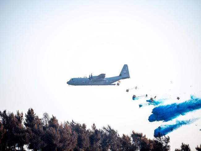 Видео: впервые для тушения пожара были использованы «Супер-Геркулесы» ВВС ЦАХАЛа