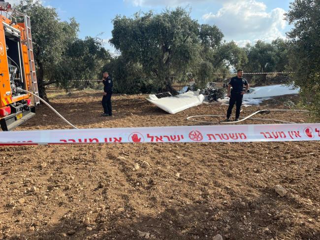 На севере Израиля упал легкомоторный самолет: один погибший, один в состоянии средней тяжести