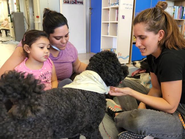 Новое в больнице «Меир»: общение детей с собаками ускоряет их выздоровление