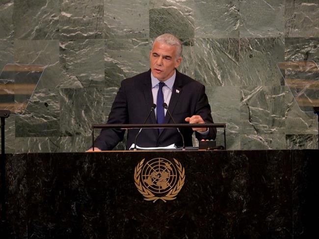 Лапид рассказал в ООН о готовности создать два государства и снять блокаду с Газы