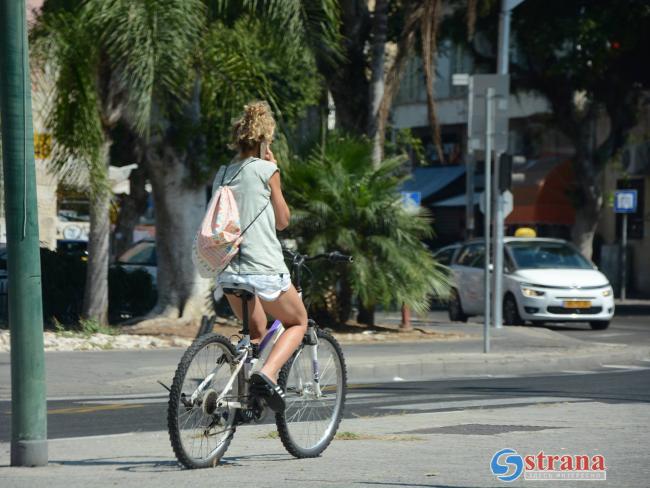 Мэрия Тель-Авива начнет штрафовать велосипедистов за езду по тротуарам