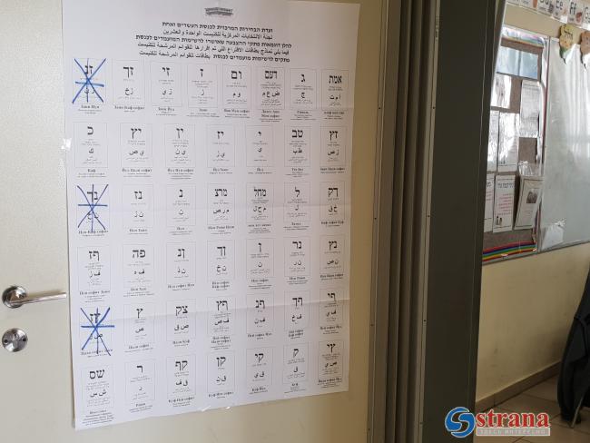 Полный список партий, участвующих в выборах в Кнессет 23-го созыва