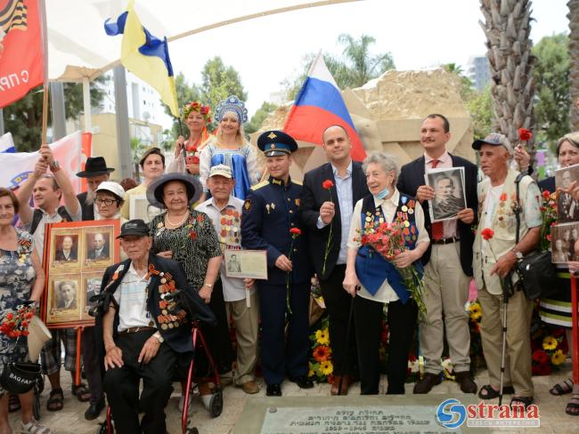 ФОТО: Бат-Ям отметил День Победы праздничным парадом ветеранов