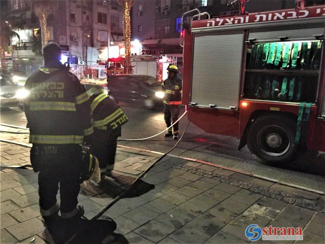 Пожар в жилом доме в Бат-Яме, мужчина получил тяжелое отравление дымом