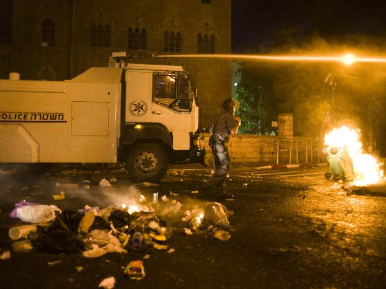 Использование водометов сочли ударом по израильской демократии