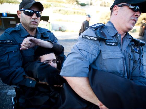 Полиция задержала двух ультраортодоксов, участвовавших в беспорядках в столице