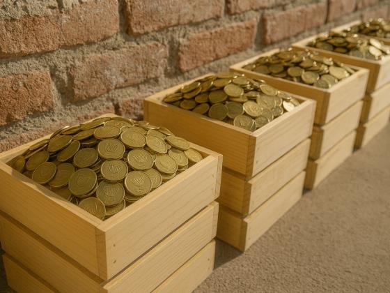 Должникам разрешили заплатить долг 235 кг полушекелевых монет, но оштрафовали на 2000 шекелей