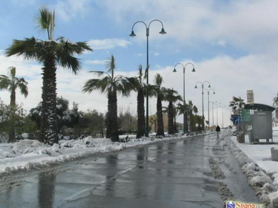 На этой неделе возможен снегопад в Иерусалиме