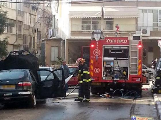 В Ашкелоне взорвался автомобиль