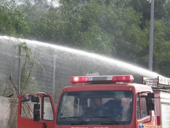 Восемь военнослужащих пострадали во время пожара на базе «Црифин»