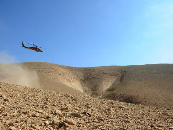 Во время похода по пустыне пострадал турист. Для его эвакуации задействован вертолет ЦАХАЛа