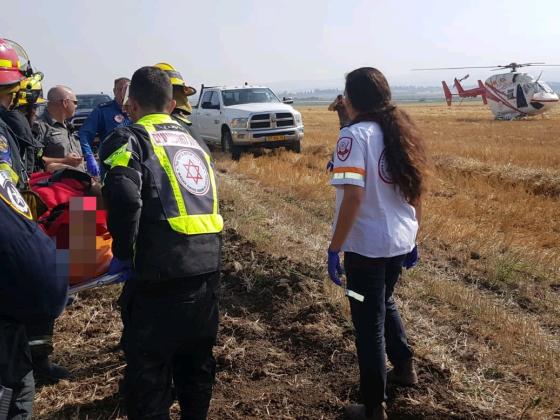 В Изреэльской долине разбился самолет с ядовитыми веществами