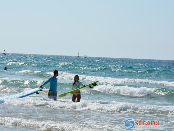 После очистки побережья снят запрет на занятия водными видами спорта на части пляжей