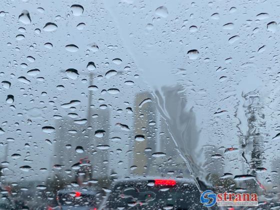 Прогноз погоды в Израиле на 30 декабря: холодно, дожди, снегопад на Хермоне