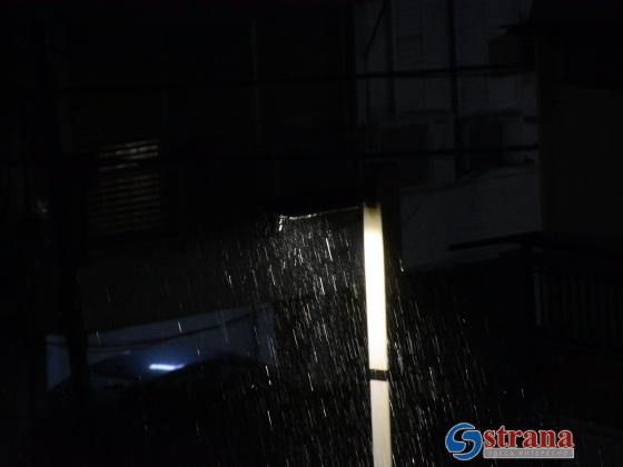 Видео: в  Израиле начались дожди - местами выпал град