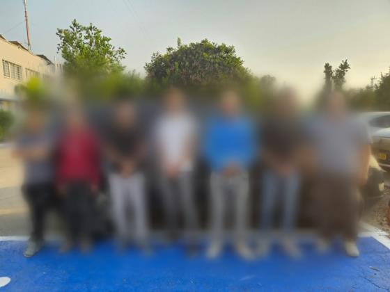 В Хадере задержали 10 нелегалов и двух подозреваемых в их перевозке