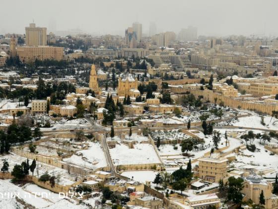 Зимняя буря в Израиле: снегопады и шторм (ФОТО)