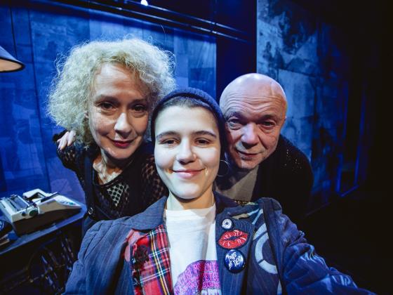  Блистательное актёрское трио - А. Смоляков, Е. Дмитриева и М. Мацель - в комедии «Буду сниматься в кино»