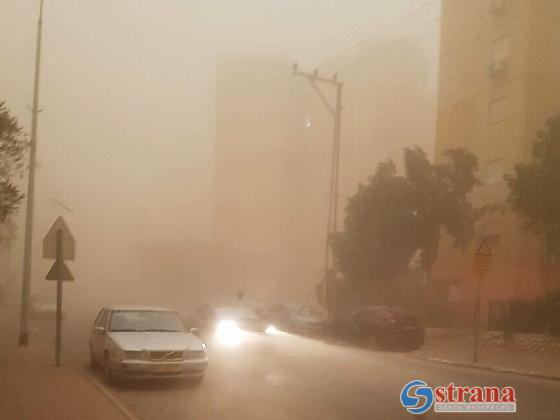 Минэкологии предупредило о высоком уровне загрязнения воздуха: тонны пыли из Иордании