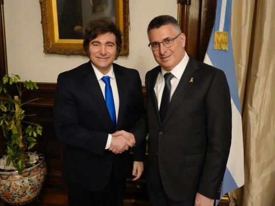 Глава МИД Гидеон Саар встретился с президентом Аргентины Хавьером Милеем