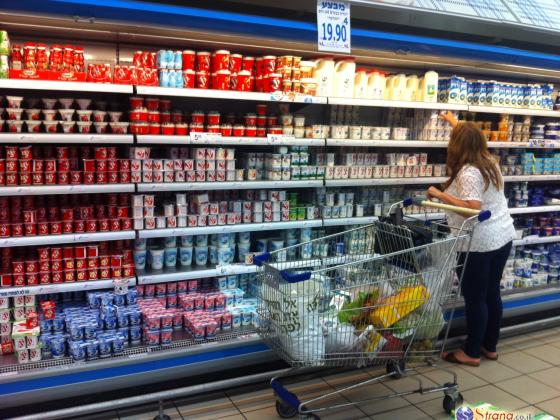 Израильтян ожидает повышение цен на молочные продукты