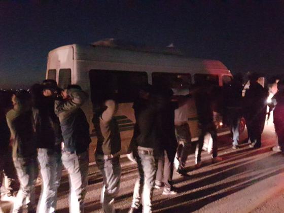 На Хевронском нагорье пограничники задержали более 100 нелегалов из ПА