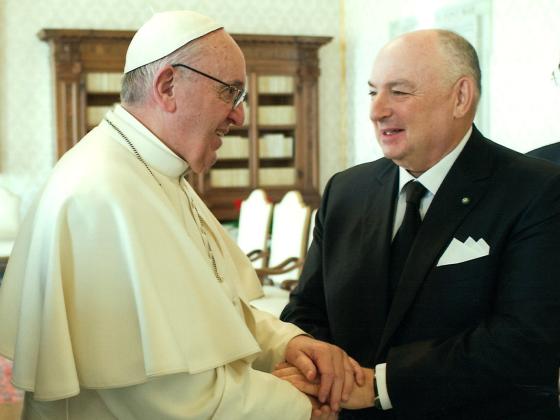Президент Европейского Еврейского Конгресса Вячеслав Моше Кантор встретился с Папой Римским в Ватикане