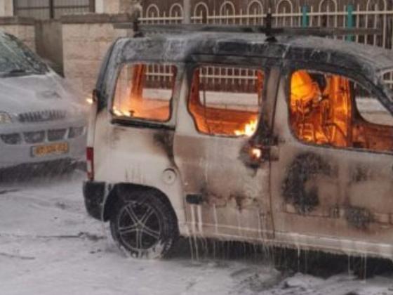 В Бат-Яме загорелась машина с газовыми баллонами