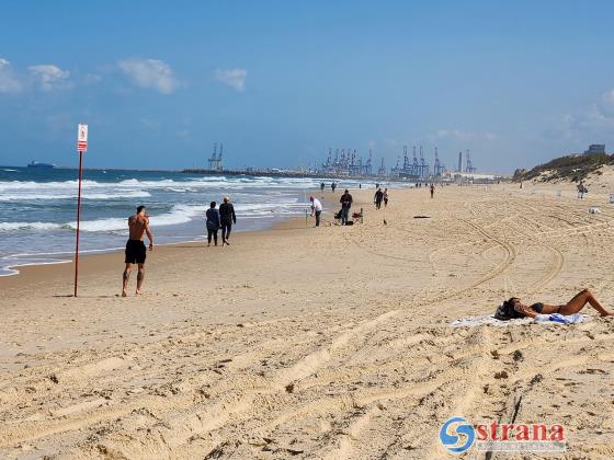 Условия на пляжах Израиля: погода идеальная, но купание запрещено
