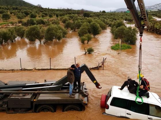Опубликовано предупреждение о наводнениях в ряде райнов Израиля