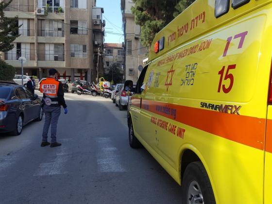 Мужчина упал с высоты четвертого этажа в Хайфе и погиб