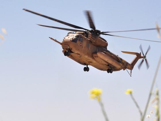 Возле Маале-Амос при воздушной транспортировке упал вертолет «Яншуф»