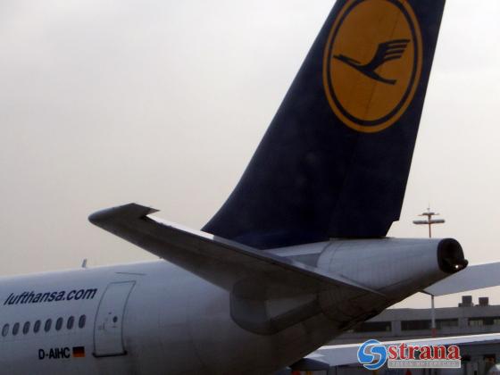 Самолет Lufthansa не долетел до Израиля