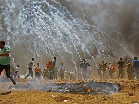Беспорядки на севере сектора Газы: военнослужащие применяют слезоточивый газ