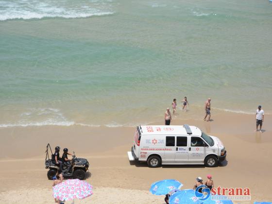 На пляже Геула в Тель-Авиве утонул мужчина